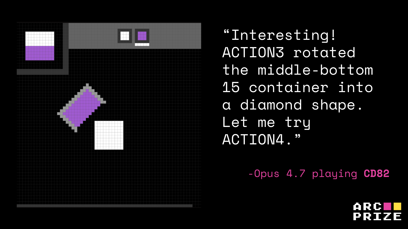 Opus 4.7 playing CD82